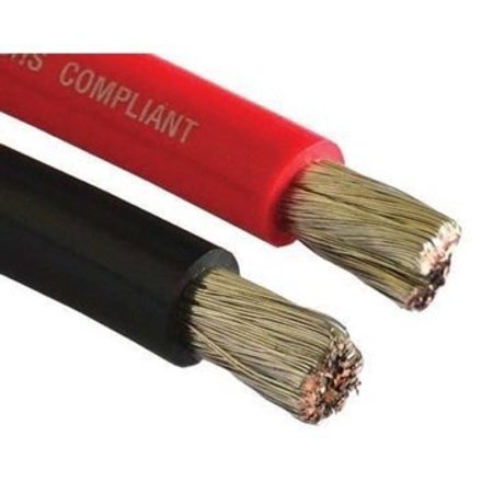EAST PENN Cable-Battery 8 Ga Red 100', #07401 07401